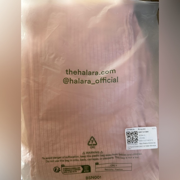 Halara Ribbed Knit High Waisted Crossover Flare Pants Tummy Control NWT - Picture 14 of 15